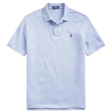 Imagem de Polo Ralph Lauren Nova camisa polo masculina de modelagem clássica, Ralph Lauren Azul mesclado, M