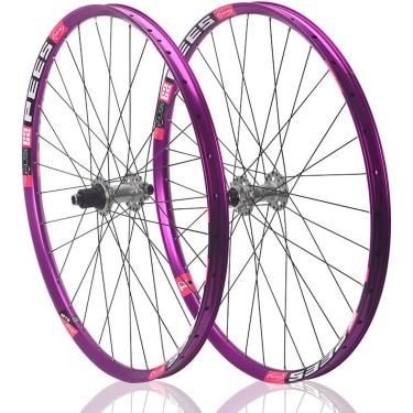 Imagem de Rodado de mountain bike 26 27.5 29 Polegada mtb rodado através do eixo freio a disco 32h aro rodas traseiras dianteiras para 8/9/10/11/12 velocidade cassete, tira, 29''