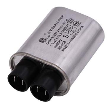 Imagem de Meter Star Substituição de capacitor de micro-ondas 2100V 0,91uf compatível com 99% das marcas de fornos de micro-ondas domésticos, pino de conexão terminal padrão de 6 mm