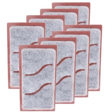 Imagem de Zuqqony Pacote com 8 cartuchos de filtro pequenos para filtros internos Tetra Whisper 3i, cartuchos de filtro de substituição para filtro Tetra Whisper e aquários, limpa a água do aquário (pacote com