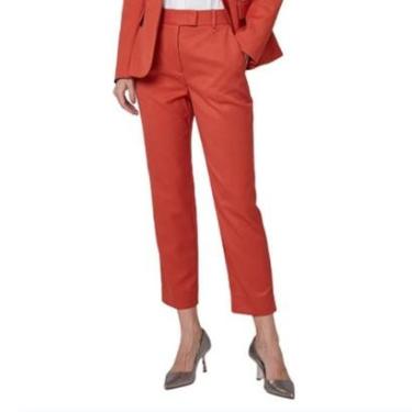 Imagem de Calça Social Feminina Dudalina Alfaiataria Duda Marrom Terracota - 1811266-Feminino