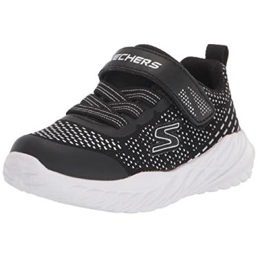 Imagem de Skechers Nitro Sprint-Karvo Tênis masculino, Preto/prata, 13 Little Kid