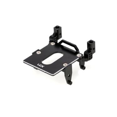 Imagem de LCX Racing 1/24 RC Crawler Car caixa de recepção de alumínio suporte caixa de recepção bandeja de choque frontal torre amortecedores suporte para Axial SCX24 AXI90081 AXI00001 AXI00002 AXI00004,