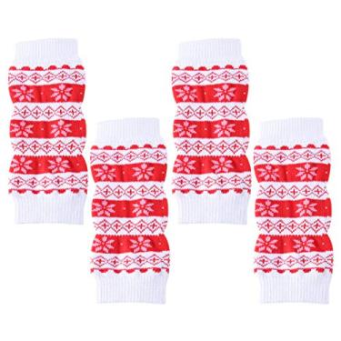 Imagem de 4 Pcs Suspensórios De Perna De Cachorro Meias De Pata De Cachorro Meias Para Cachorro Pequeno Meias Para Cães Grandes Manga De Perna De Estimação Meias De Tornozelo Urso De Pelúcia