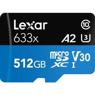 Imagem de Cartão De Memória Lexar Micro Sd Xc 512Gb Uhs-I 100Mb/S 633X
