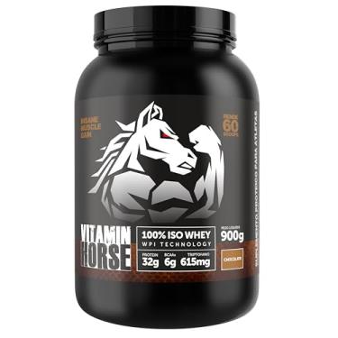 Imagem de Whey Protein Gold Horse 100% Isolado Chocolate 900g - Vitamin Horse