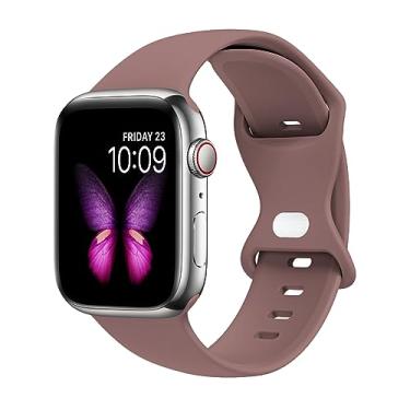 Imagem de Tighesen Pulseiras esportivas compatíveis com Apple Watch Ultra 2/Ultra SE séries 10/9/8/7/6/5/4/3/2/1 de 38 mm, 40 mm, 41 mm, 42 mm, 44 mm, 45 mm, 46 mm, 49 mm, P/M M/G para mulheres/homens,