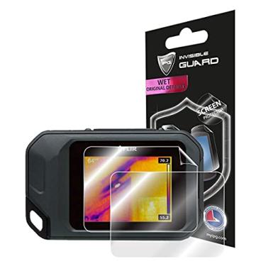 Imagem de IPG Protetor de tela para câmera de inspeção térmica compacta FLIR C2 / C3 (2 unidades) Protetor de tela invisível - qualidade HD/autorreparação/livre de bolhas para C2 / C3