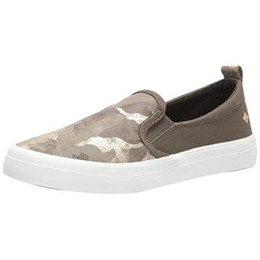 Imagem de Sperry Women's Crest Twin Gore Sneaker, Olive CAMO, 8
