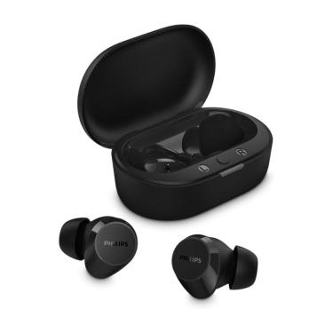 Imagem de Fone de Ouvido Bluetooth Earbud Philips TWS TAT1209BK/00 - com Microfone - com Case Carregador