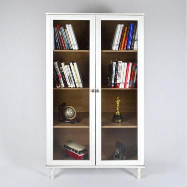 Imagem de Estante Para Livros 2 Portas Vidro Ditália E-957