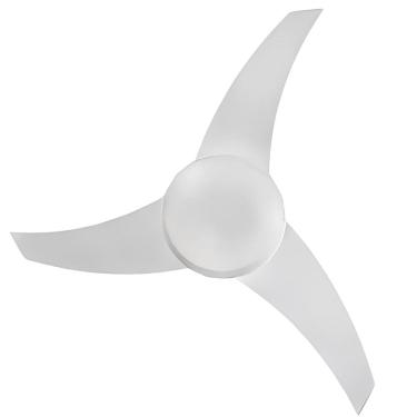 Imagem de Ventilador Teto Vórtice Branco 3 Pás Controle Remoto Lâmpada Led Silencioso Inverter Bivolt Ventisol