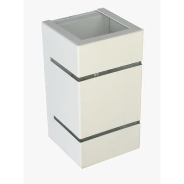 Imagem de Arandela Externa Frisos E Fachos Muro Com G9 Halopin 5w (Branco, Lâmpada Branco Quente)