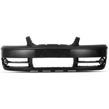 Imagem de Parachoque Dianteiro Volkswagen Saveiro 2000 a 2005 Preto Liso Dts