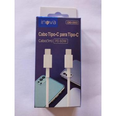 Imagem de Cabo Tipo C para Tipo C 60W carga e Dados Original Inova