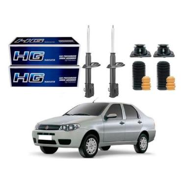 Imagem de Kit Amortecedor Dianteiro Siena 1.0 2004 A 2011 - Nakata