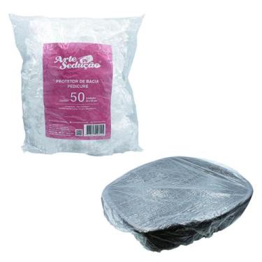 Imagem de Protetor de Bacia Para Pés Pedicure Descartável 68 x 68 cm, Com 50 Uni