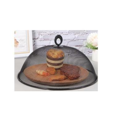 Imagem de Cobre Bolo Alimentos De Tela De Metal Diâmetro 30 Cm Preto - Clink