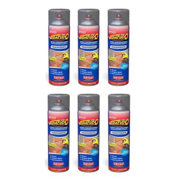 Imagem de Spray VedaTudo Emborrachado Impermeabilizante Dryko 400ml, Transparent