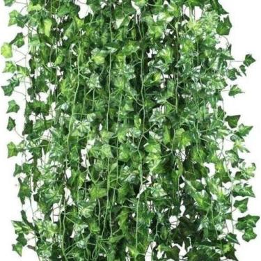 Imagem de Kit 2 Heras Corrente Artificial  Jardim Vertical 48 Metros - Lidernet
