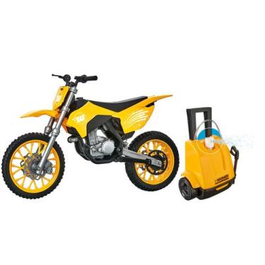 Imagem de Moto de Brinquedo Lava Rápido Wash Garage Moto  - Cross Usual Brinqued