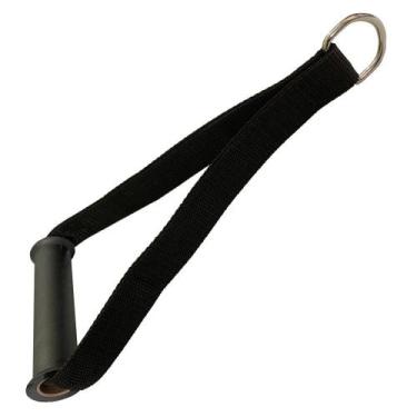 Imagem de Manopla Fita Puxador Cross Over Pulley Tríceps Academia - Famafit