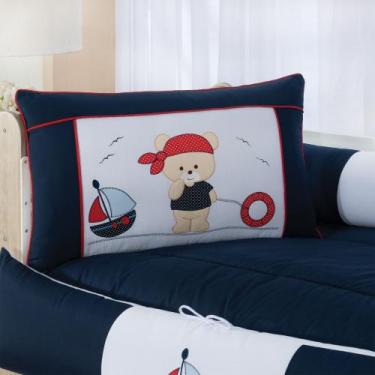 Imagem de Kit Berço Ursinhos Enxoval Bebê Luxo Marinho Berço Nacional/Americano 