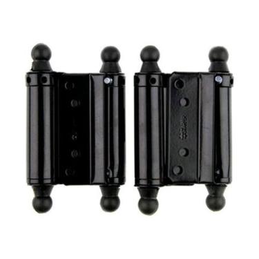 Imagem de Dobradiça Vai e Vem Starfer Preta de 100mm Com Parafusos