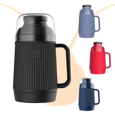 Imagem de Garrafa Térmica 500ml Mundial Termolar Chá Café Leite, Preto