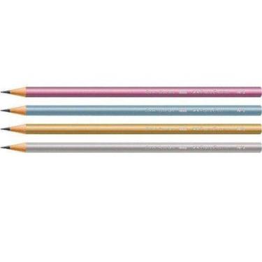 Imagem de Lapis Preto Redondo Ecolapis Grafite Metallic (72 unidades) - Faber ca