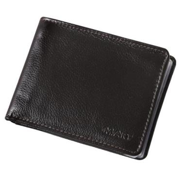 Imagem de Carteira Masculina Couro Legítimo Cartão Cnh Rg M.Art 36