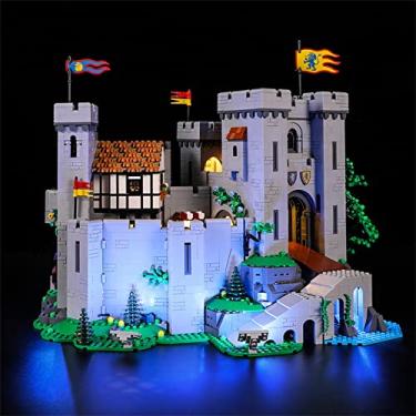 Imagem de GEAMENT LED Light Kit Compatible with Lego Lion Knight's Castle - Lighting Set for Creator 10305 Building Model (Model Set Not Included)