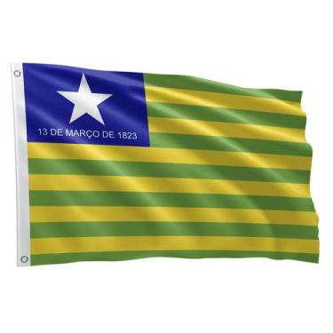 Imagem de Bandeira Dos Estados Brasileiros Grande 1,50 X 0,90 M - Fadrix, Piauí
