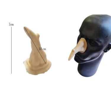 Imagem de Prótese De Látex Nariz De Bruxa Com Verruga + Látex 10Ml - Lynx