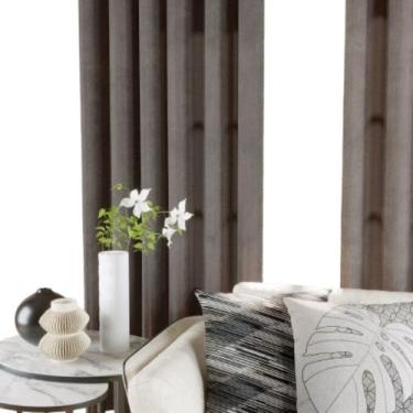 Imagem de Cortina com Toque Macio 4,00x2,50m Velus Avelã - Belchior