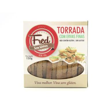 Imagem de Torrada com Ervas Finas Fred Sem Glúten 150g