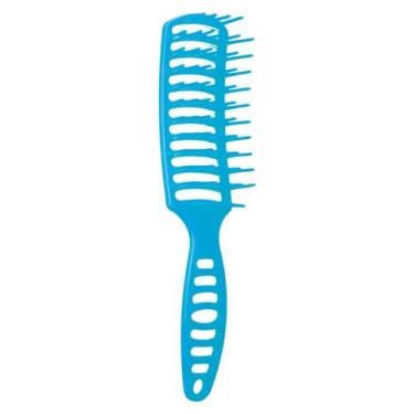 Imagem de Escova De Cabelo Retangular Vazada Linha Pop Color Bonitta, Azul