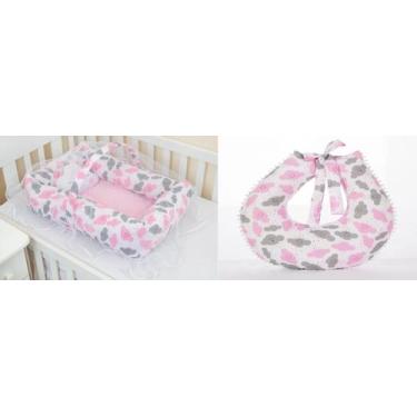 Imagem de Ninho Redutor Quadrado Com Mosquiteiro + Almofada De Amamentação - Vár