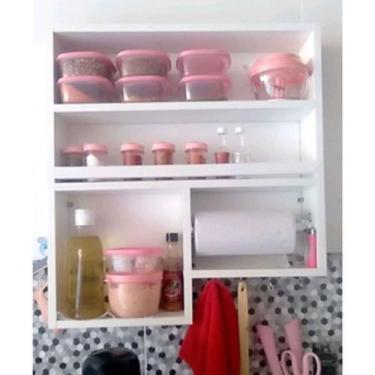 Imagem de Porta Tempero nicho de cozinha com Gancho MDF (13) - Moveis de Casa , 