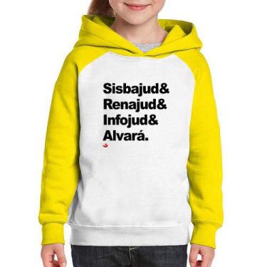 Imagem de Moletom Infantil Sisbajud & Renajud & Infojud & Alvará - Foca na Moda,