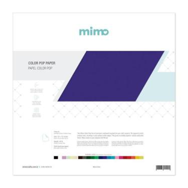 Imagem de Papel Color Pop Roxo Mirtilo 30,5x30,5cm 180g Mimo 25 Folhas