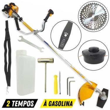 Imagem de Roçadeira Profissional Vulcan VR260H 2T 26CC com Lâmina Facão + Lâmina