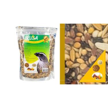 Imagem de Kit 2 Rações  / Passarinho Pixarro Trinca-ferro Frutas E Sementes C/ T