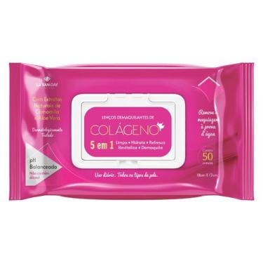 Imagem de Lenços Umedecidos Demaquilantes Colágeno (50 Unidades) - La San-Day