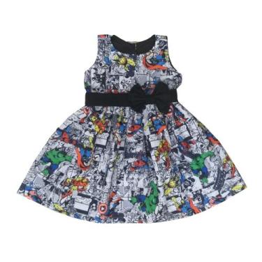 Imagem de Vestido Vingadores Gibi Infantil Festa Temática - Ateliê Iza Rocha, 01
