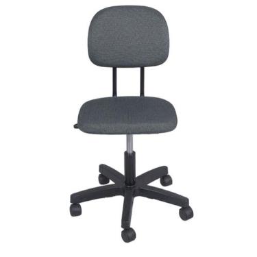 Imagem de Cadeira secretaria com regulagem de altura L duplo  base com rodízio  