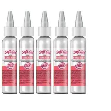 Imagem de Kit 5 Soft Gel Corante Para Pasta Americana Chantilly Glacê - Mix, Cor
