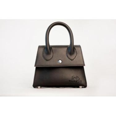 Imagem de Bolsa Feminina Pequena Transversal Preta Mini Bag - New Trendy