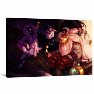 Imagem de Quadro decorativo - League Of Legends - Jogos - Tela em Tecido - Wall 