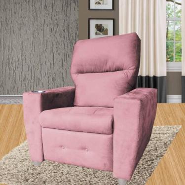 Imagem de Poltrona Reclinavel Do  Papai Modelo Emily - Beatriz  Decor, ROSA